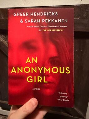 Greer Hendricks “An Anonymous Girl” Paperback Book